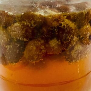 レーズン酵母の泡泡